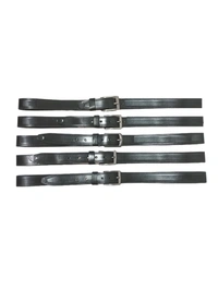 35 Mm P2C Fancy Design Mens Genuine Leather Black Color Belt - 35 MM, 12