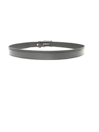35 Mm P2C Fancy Design Mens Genuine Leather Black Color Belt - 35 MM, 12