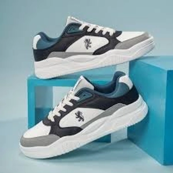 SANSEX Iconic skate shoes with side stripe, cool & durable. - 5,6,7, White