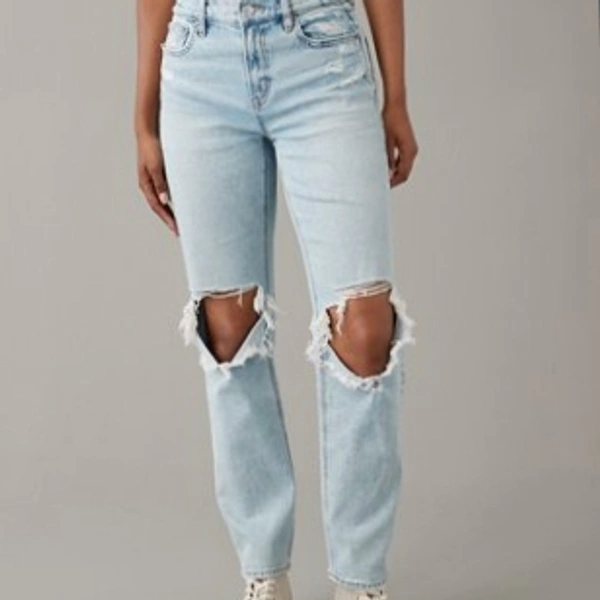 Stylish New Fashion Girl Wear Jeans - Blue, 36