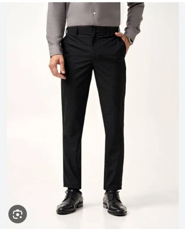 Kanol brand  Formal Paint For Men Wear - Black, M S X XL