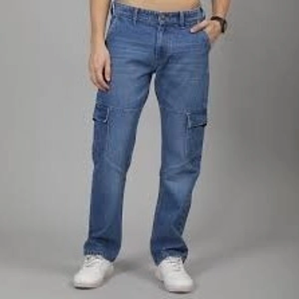  CARGO  CARGO jeans men wear beast quality and thing instashop - 34, 35,36, Navy Blue