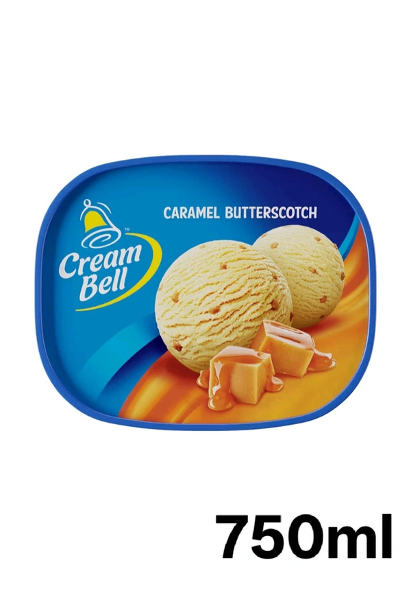 Cream Bell Caramel Butterscotch Frozen Dessert Tub 750ml - 750ml