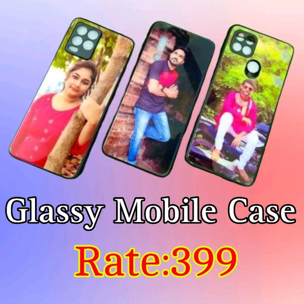 Glassy Finishing Photo Mobile Cover 