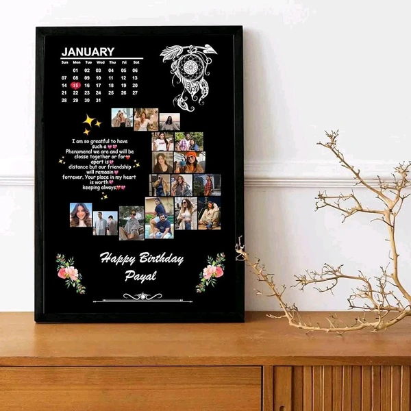 12 X 8 (A4 Size ) Birthday Photo Frame  - 12x8 Inch