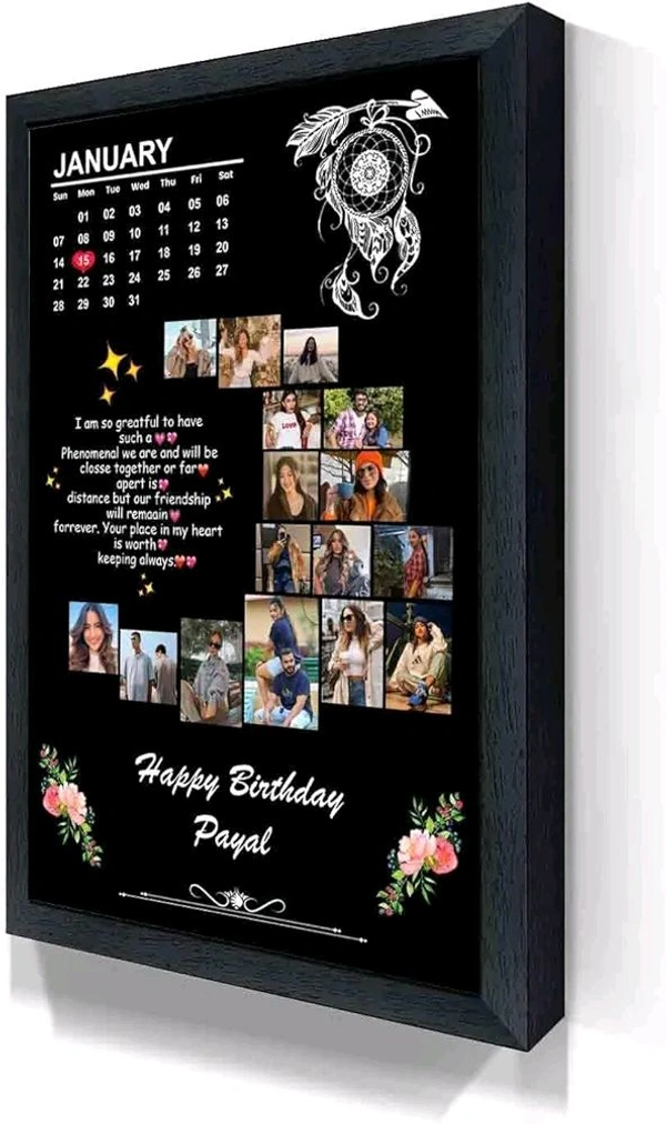 12 X 8 (A4 Size ) Birthday Photo Frame  - 12x8 Inch