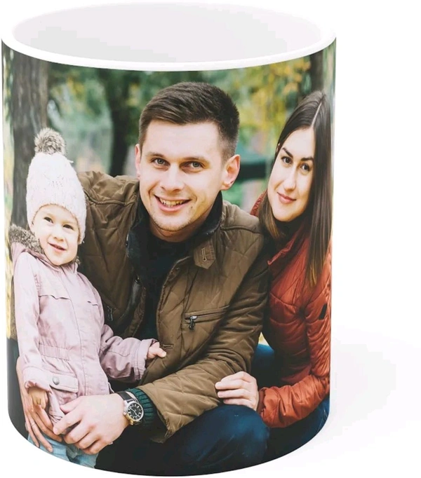 White Photo Mug
