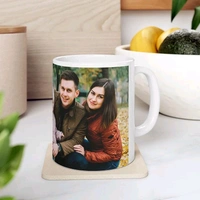 White Photo Mug