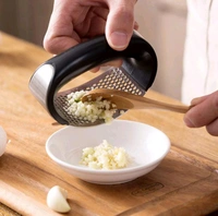 Garlic Crusher For Kitchen Use | Ginger Garlic Crusher – 2-In-1 Garlic Press, Mincer, Chopper & Pealer | BAAAN Mini Hand Press Garlic Peeler, Cutter & Smasher