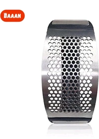 Garlic Crusher For Kitchen Use | Ginger Garlic Crusher – 2-In-1 Garlic Press, Mincer, Chopper & Pealer | BAAAN Mini Hand Press Garlic Peeler, Cutter & Smasher