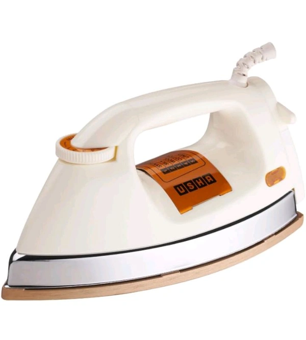 Usha EI 3710 Heavy Weight 1000-Watt Dry Iron, 1.75 Kg(White)
