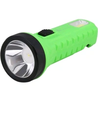 Akari Torch C1797CB Led Rechargeable Torch And COB LED Emergency Light Additional, Emergency Search Light For Home, Oudoor,Indoor, Long Distance Beam Range Searchlight Multicolour 1pc Will Be Sent