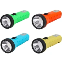 Akari Torch C1797CB Led Rechargeable Torch And COB LED Emergency Light Additional, Emergency Search Light For Home, Oudoor,Indoor, Long Distance Beam Range Searchlight Multicolour 1pc Will Be Sent