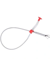 Stainless Steel Drain Cleaning Grip Tool - Long Claw Like Gadget For Cleaning Clogged Drains Remove Hair And Other Garbage From Drains Under Sink And Bathroom Easily With This Gripper Hook