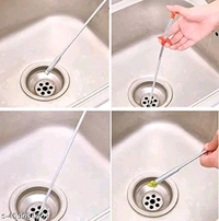 Hapani 160cm Hair Catcher Drain Cleaner Spring, Flexible Sink and Drain Cleaning Tool, Removes Hair & Debris, Durable Steel Wire with Easy Grip Handle