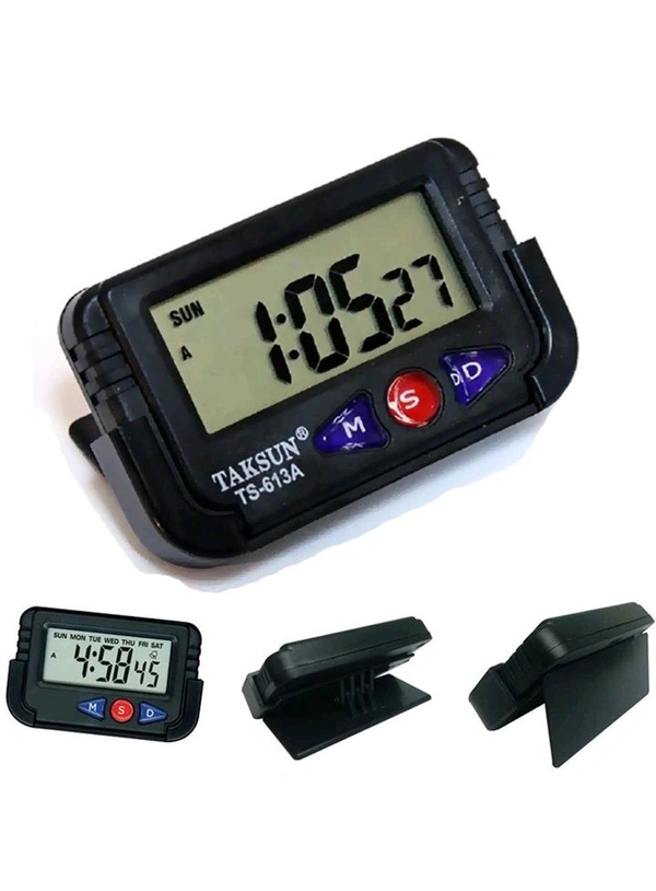 Mini Digital Black Table Clock