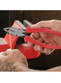 Taparia 1621-8 Steel (210mm) Combination Plier with Joint Cutter (Red and Black)