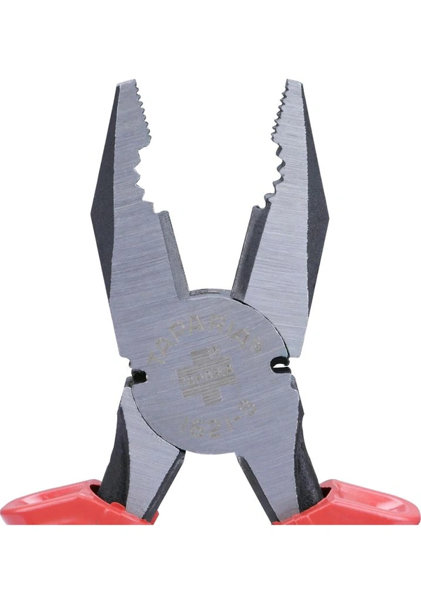 Taparia 1621-8 Steel (210mm) Combination Plier with Joint Cutter (Red and Black)
