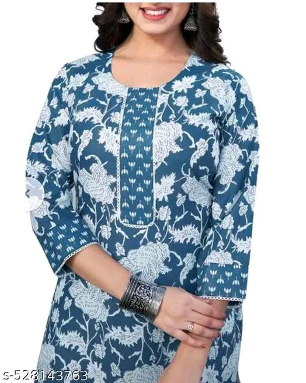 :*Banita Alluring Kurtis* - Thatch Green