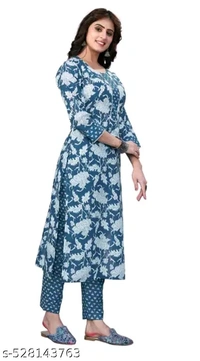 :*Banita Alluring Kurtis* - Thatch Green