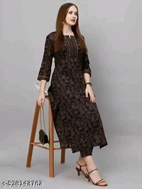 :*Banita Alluring Kurtis* - Thatch Green