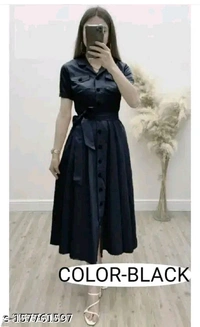 Catalog Name:*Pretty Retro Women gown* - Black, Size.S M L XL XXL