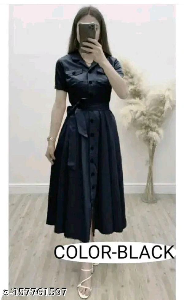 Catalog Name:*Pretty Retro Women gown* - Black, Size.S M L XL XXL