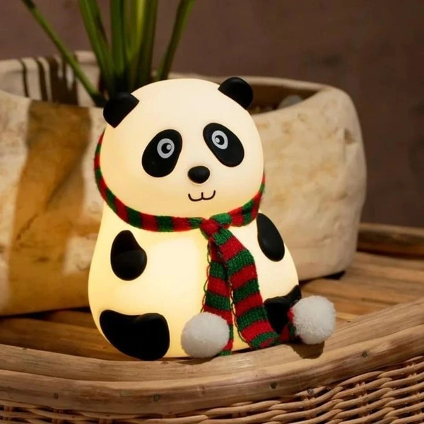Panda Lamp, Panda Gifts, Panda Touch Siliceeone Lamp, Birthday Gift for Girls and Boys, Panda Light Lamp, Kids Night Light, Siliconeee lamp, Rechargeable - Close Eye - free size