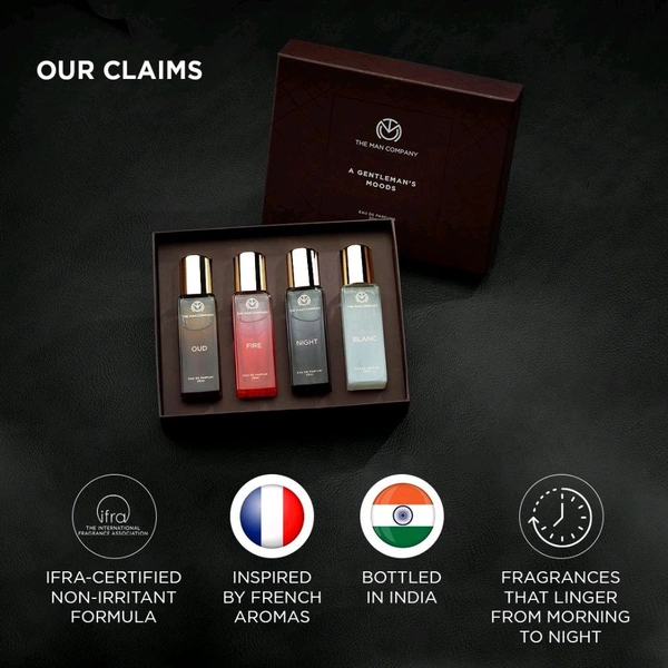 The Man Company  Premium Perfume Combo Of 4  - Free Size