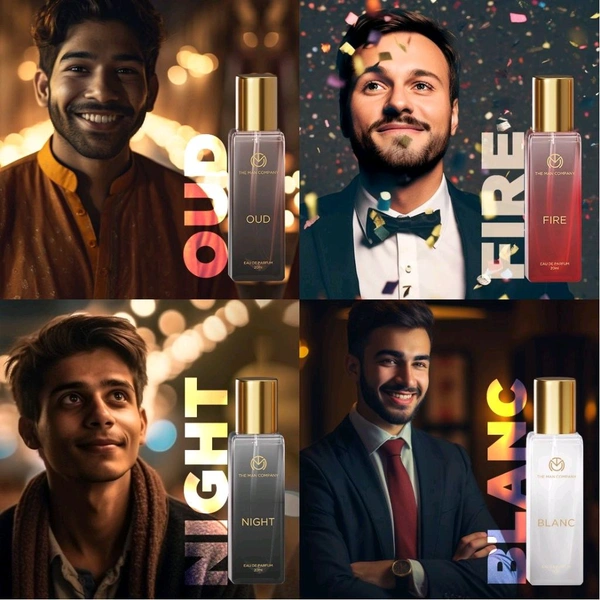 The Man Company  Premium Perfume Combo Of 4  - Free Size