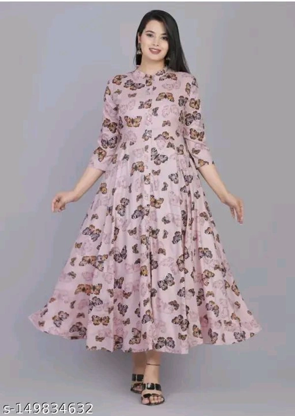 Ethnic Wear Kurti For Girls - Pink, L