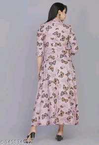 Ethnic Wear Kurti For Girls - Pink, L