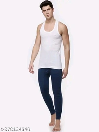 DOLLAR Men's (Pack of 6) White Innerwear Vests - White, L