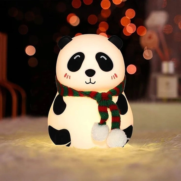 Panda Lamp, Panda Gifts, Panda Touch Siliceeone Lamp, Birthday Gift for Girls and Boys, Panda Light Lamp, Kids Night Light, Siliconeee lamp, Rechargeable - Close Eye - free size