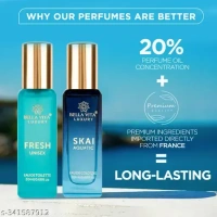 Bellavita Bella Vita Luxury FRESH+SKAI Perfume Combo for Men  40 ML (Pack of 2 Items 20ML Each) - free size