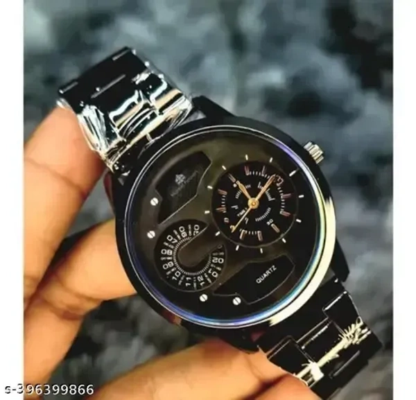 Curren Black Dial Premium Watch - free size