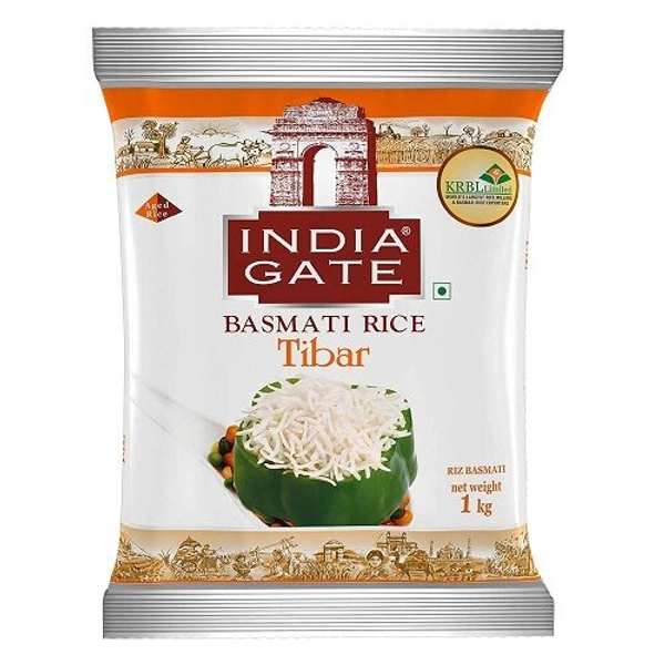 India Gate Tibar Basmati Rice - 1kg