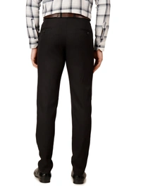 Dmd Clothing Lycra Cotton Stretchable | Plain Formal Trousers |  Polo Fit | Office Wear For Men'S | Charcoal Black - 28, CHARCOAL BLACK