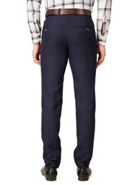 Dmd Clothing | Wrinkle Free Express Mattee | Solid Formal Trousers | Polo Fit | Office Wear For Men'S | Navy Blue - 28, NAVY BLUE