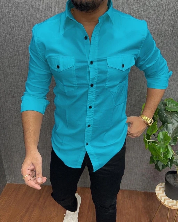 Double Pocket Shirt  - XXL-44