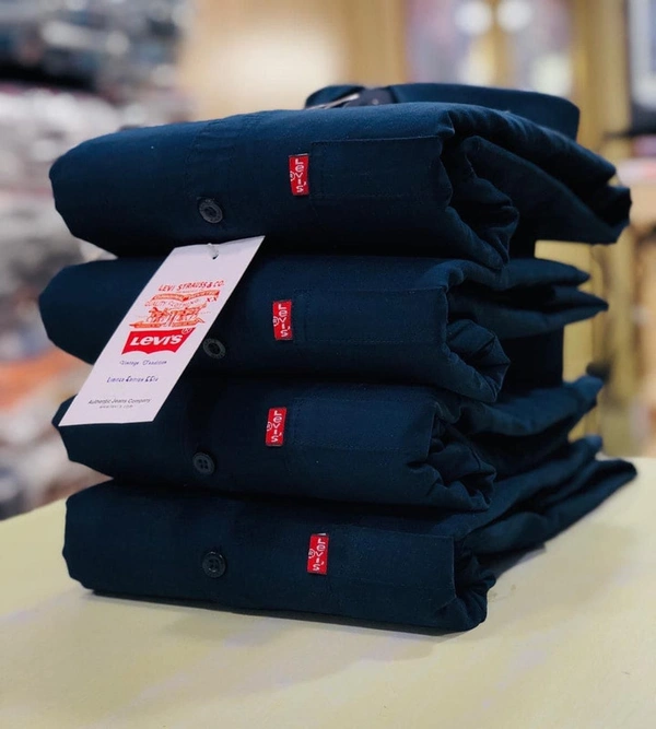 Levi Shirt ( Single Piece ) - Navy, M-38