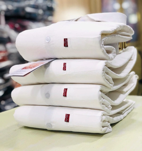 Levi Shirt ( Single Piece ) - White, XL-42