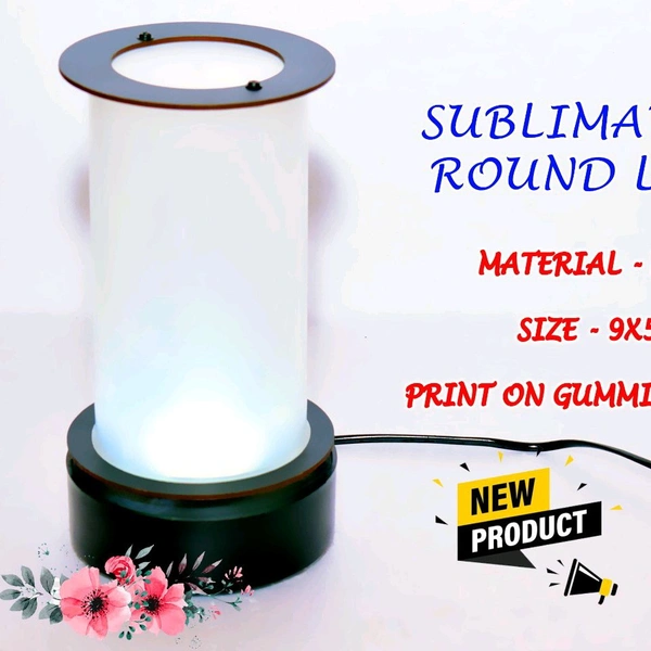 Round Photo Lamp - 15*8*8, black