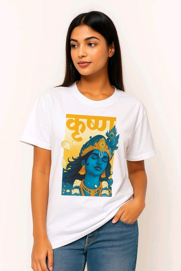 Lord Krishna - White, M, 250