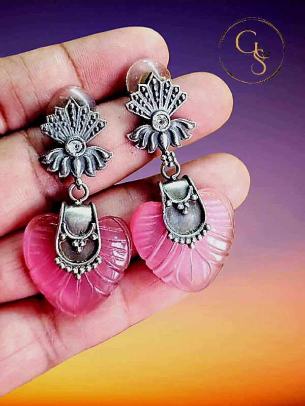 Imperial Bloom Drop Earrings (E-0011P)