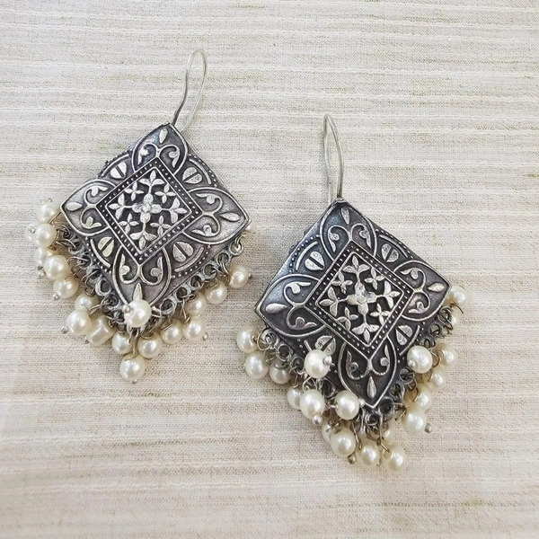 Royal Bloom Hook Earrings
