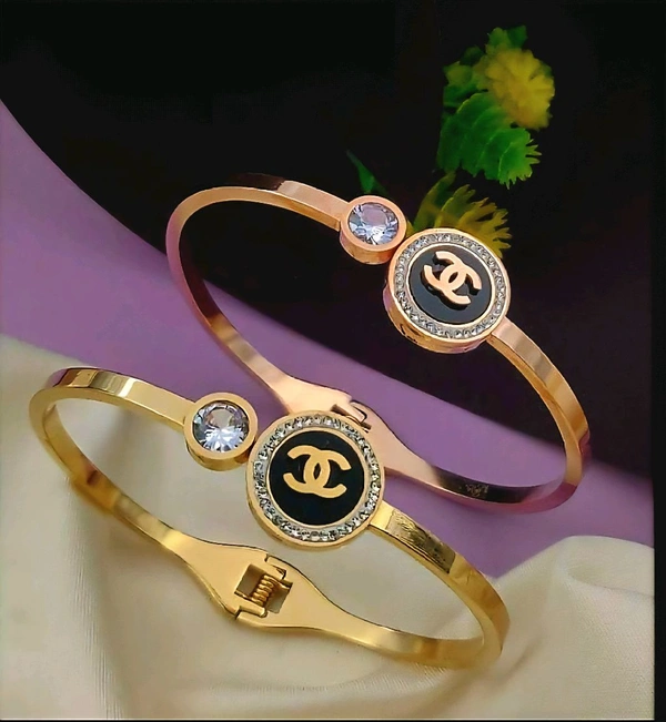 GlimSilk Twin Glow Kada ( B-0011) - rosegold