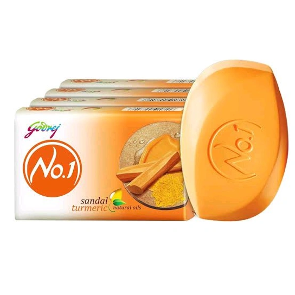 Godrej No.1 Bathing Soap, Sandal & Turmeric,