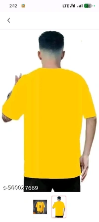14 Fox Pack Of 1 Cross Printed Tshirt For Men  - Yellow, M