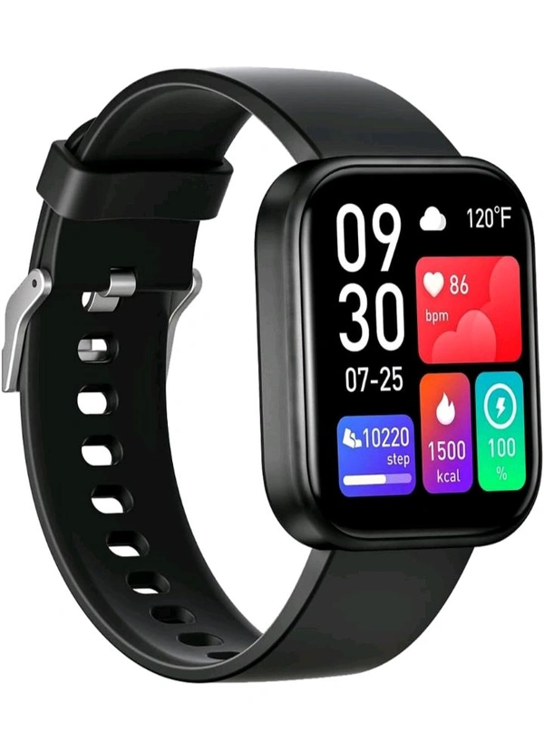 M I D116 Fitness Band Smart Watch for Men, Women, Boys, Girls, Kids – Single Touch  - Black, Free